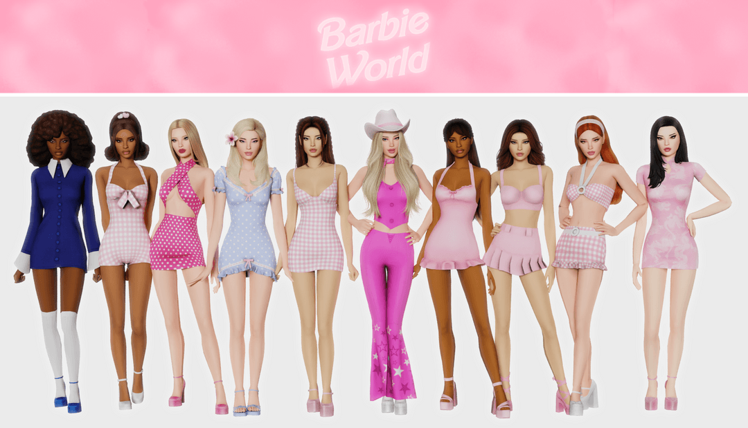 Скриншот мода Коллекция одежды Barbie World